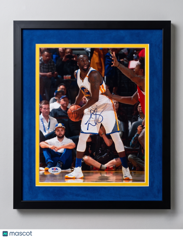 Draymond Green Golden State Warriors Signed 8x10 Custom Framed Photo PSA