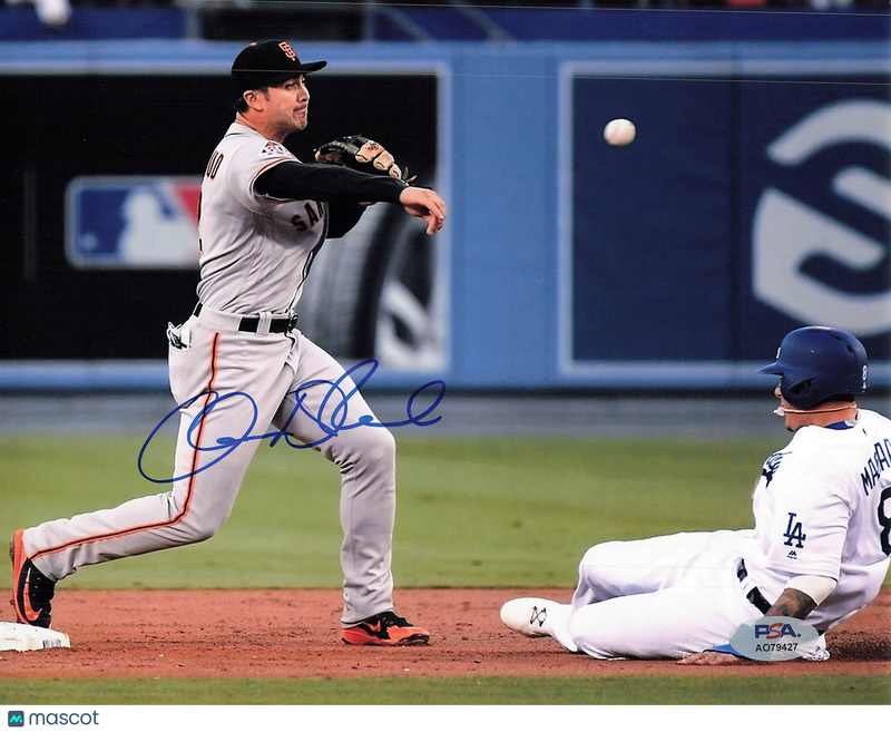 Chase d'Arnaud San Francisco Giants Signed 8x10 Photo PSA