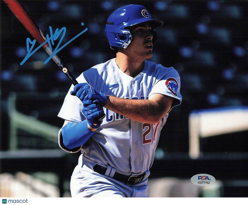 Matt Mervis Chicago Cubs Signed 8x10 Photo PSA