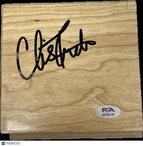Chris Finch Signed Floorboard PSA Minnesota Timberwolves