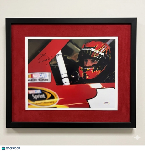 Jamie McMurray Signed Racing 11x14 Custom Framed Photo PSA Autographed