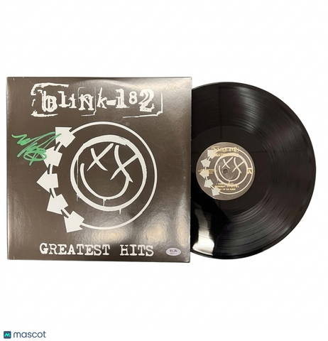 Mark Hoppus Signed Greatest Hits Vinyl PSA Album Autographed