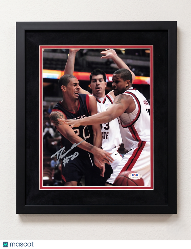 Diamon Simpson Saint Mary's Gaels Signed Basketball 8x10 Custom Framed Photo PSA