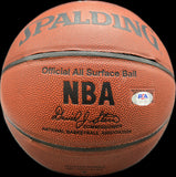 Mickaël Piétrus Signed Basketball PSA Golden State Warriors