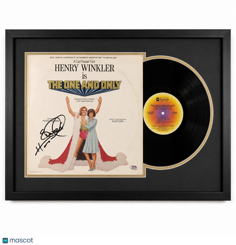 Henry Winkler Signed The One and Only Custom Framed Vinyl Album PSA Autographed