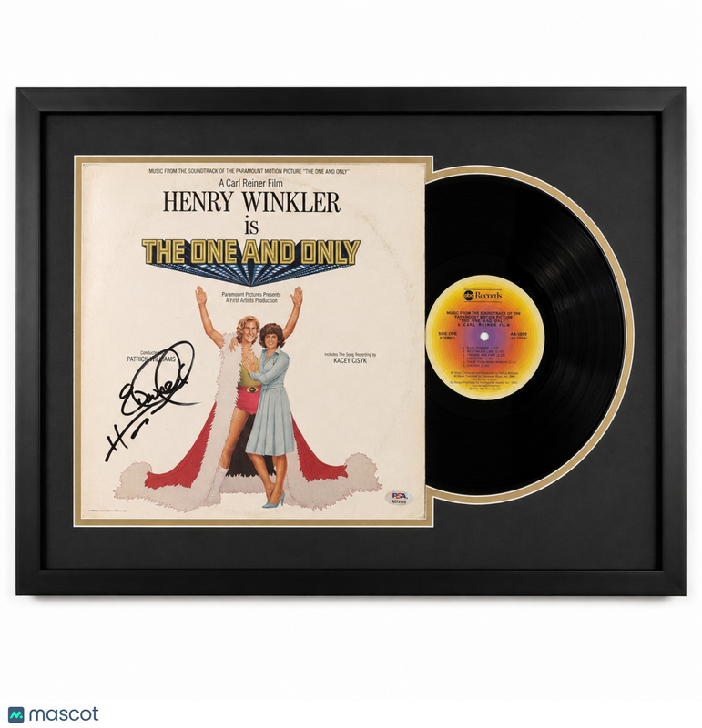 Henry Winkler Signed The One and Only Custom Framed Vinyl Album PSA Autographed