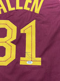 Jarrett Allen Signed Cleveland Cavaliers Jersey PSA