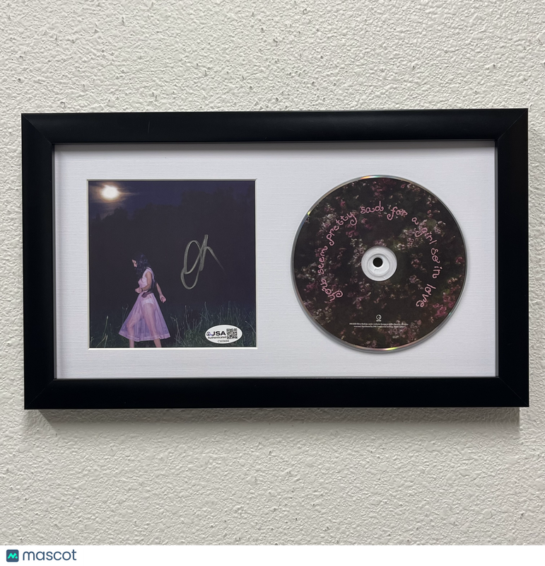Olivia Rodrigo Signed You Seem Pretty Sad for a Girl So in Love Framed CD JSA