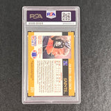 1990 Pro Set Jim Mora Signed Card Auto PSA Slabbed New Orleans Saints