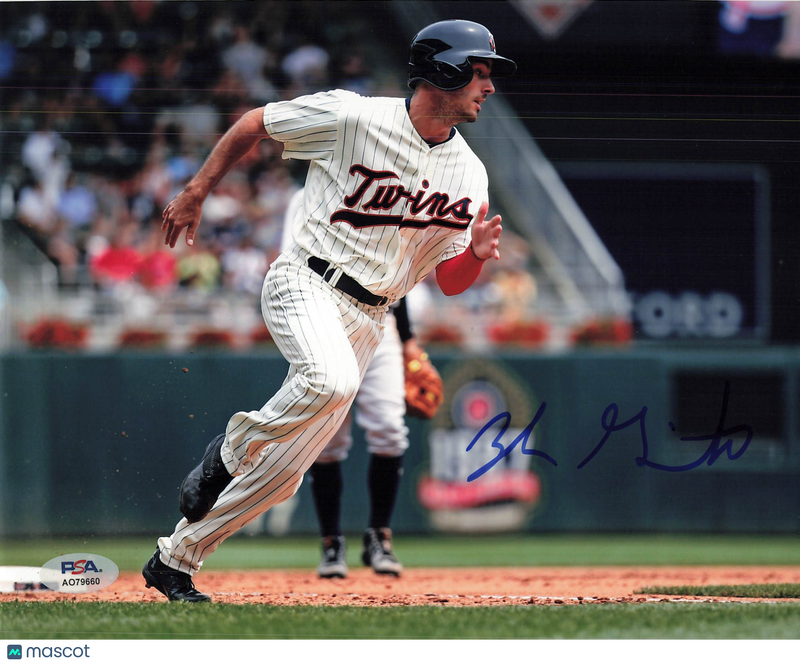 Zack Granite Minnesota Twins Signed 8x10 Photo PSA