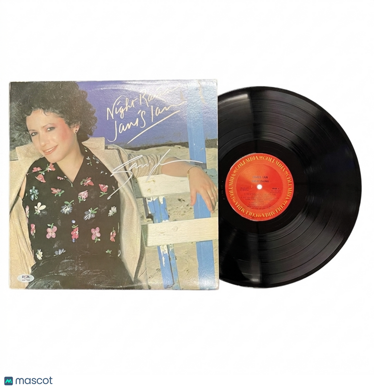 Janis Ian Signed Night Rains Vinyl Album PSA Autographed
