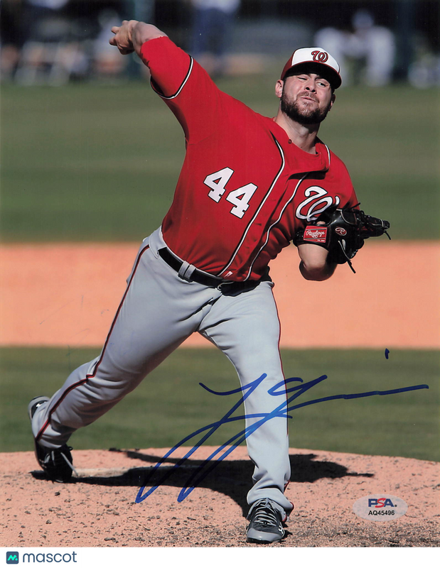Lucas Giolito Washington Nationals Signed 8x10 Photo PSA