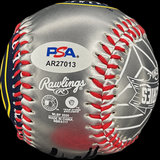 Hunter Harvey Signed MLB Baseball PSA Chicago Cubs