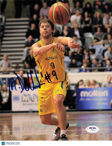 Matthew Dellavedova Australian Boomers Signed Basketball 8x10 Photo PSA
