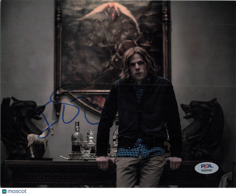 Jesse Eisenberg Signed 8x10 Photo PSA Autographed