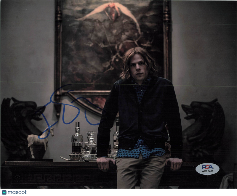 Jesse Eisenberg Signed 8x10 Photo PSA Autographed