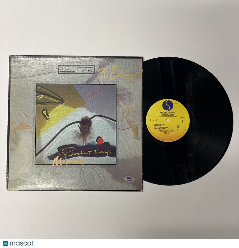 Michael Conroy, Robbie Grey, Roy Martin Signed Ricochet Days Vinyl Album PSA