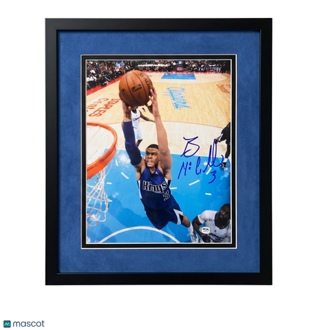 Ray McCallum Sacramento Kings Signed Basketball 11x14 Custom Framed Photo PSA