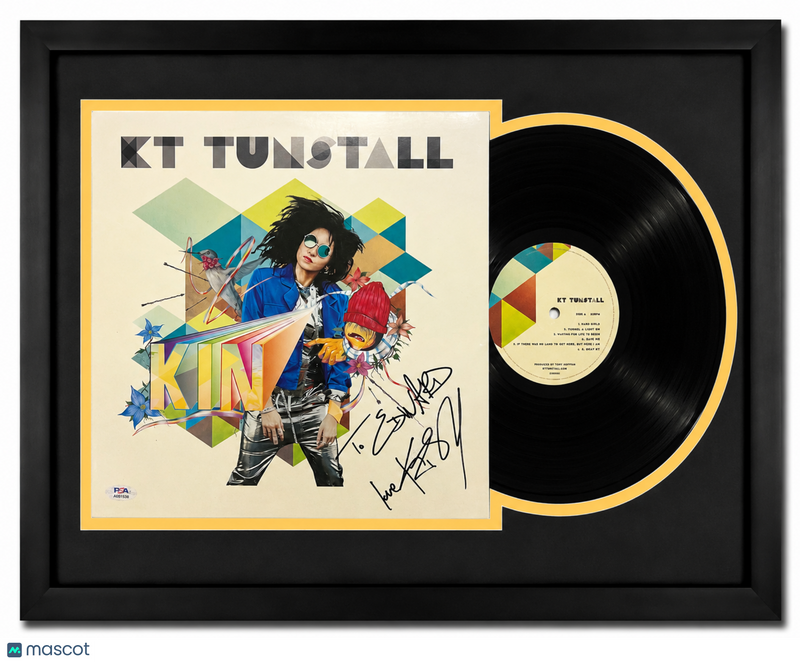 KT Tunstall Signed KIN Custom Framed Vinyl Album PSA Auth