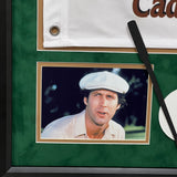 Chevy Chase Signed Golf Flag Frame PSA Caddyshack