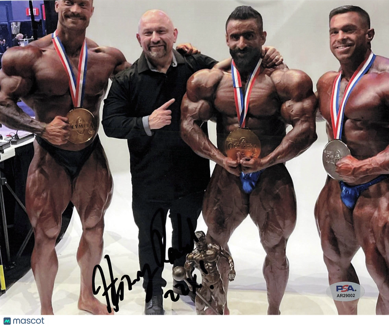 Hany Rambod Signed Body Building 8x10 Photo PSA Autographed