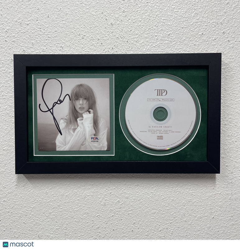 Taylor Swift signed The Tortured Poets Department (TTPD) Framed CD Album PSA