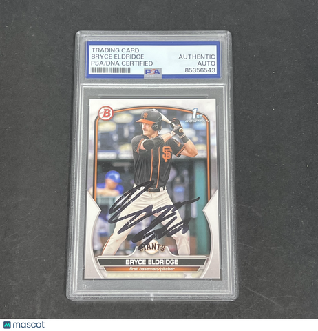 Bryce Eldridge 2023 Topps 1st Bowman#BD-107 Signed Card PSA Autographed