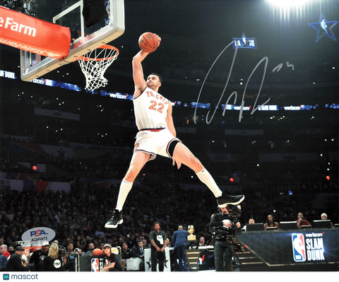 Larry Nance Jr New York Knicks Signed Basketball 8x10 Photo PSA