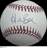 Hank Blalock Signed MLB Baseball BAS