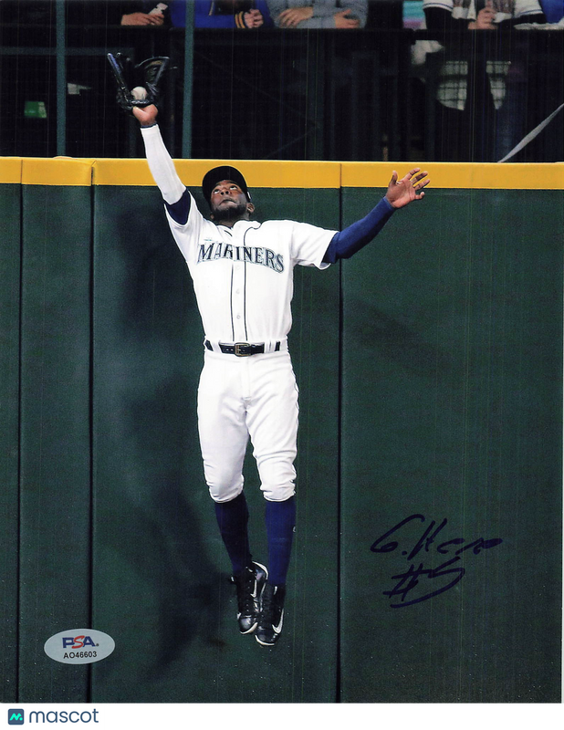 Guillermo Heredia Seattle Mariners Signed 8x10 Photo PSA