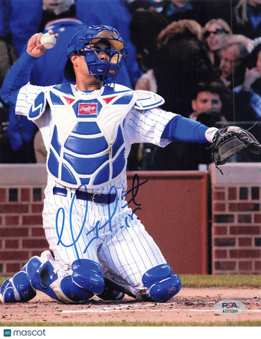 Geovany Soto Chicago Cubs Signed 8x10 Photo PSA