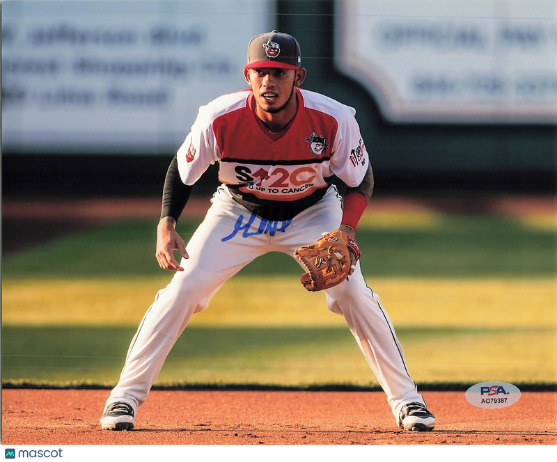 Gabriel Arias Fort Wayne TinCaps Signed 8x10 Photo PSA