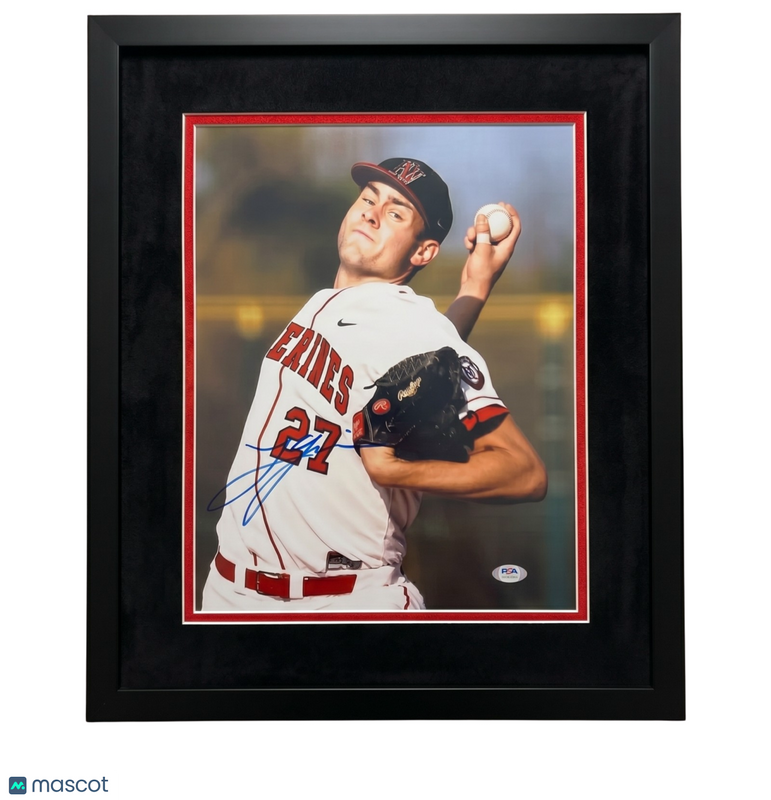 Lucas Giolito Harvard-Westlake Wolverines Signed 11x14 Custom Framed Photo PSA