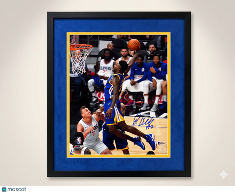 Jordan Bell Golden State Warriors Signed 11x14 Custom Framed Photo BAS
