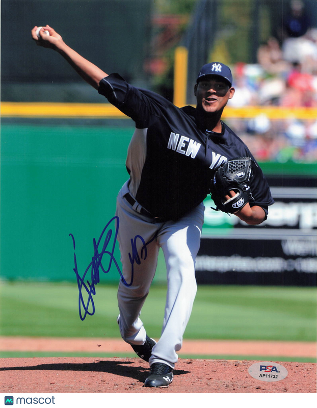 Ivan Nova New York Yankees Signed 8x10 Photo PSA
