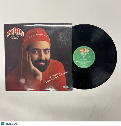 Raffi Signed Raffi's Christmas Album Vinyl Album PSA Autographed