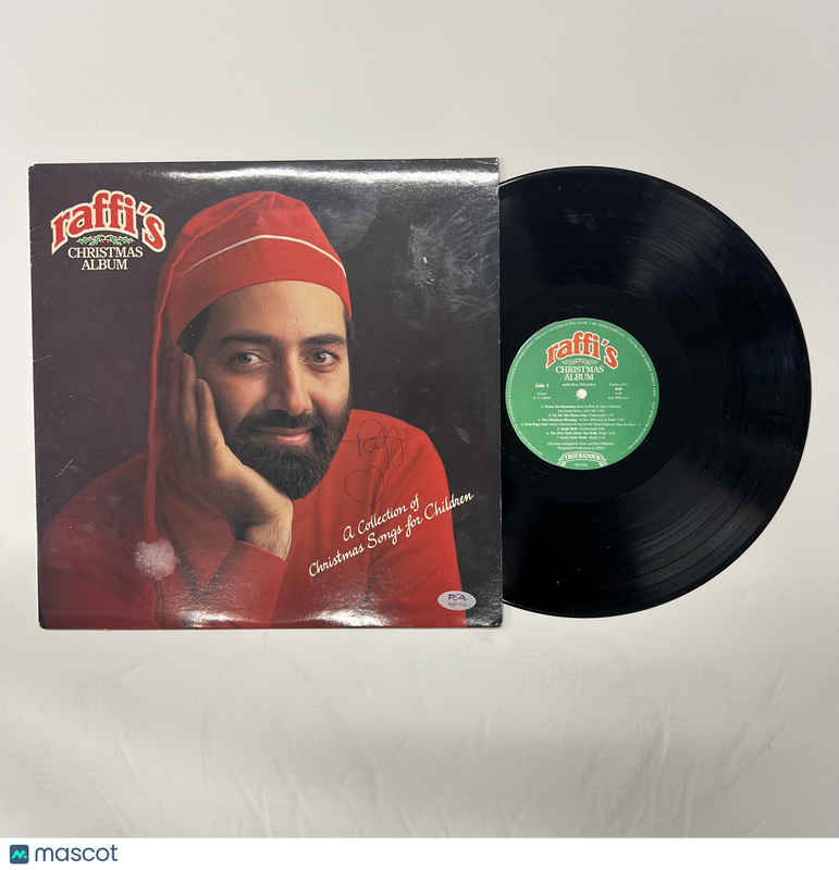 Raffi Signed Raffi's Christmas Album Vinyl Album PSA Autographed