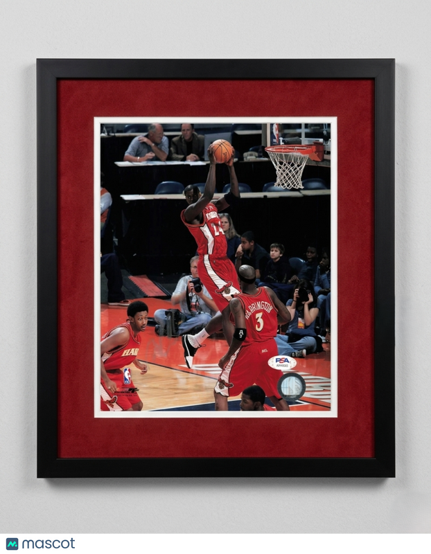 Marvin Williams Atlanta Hawks Signed Basketball 8x10 Custom Framed Photo