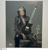 Joe Perry Signed 11x14 Photograph Aerosmith PSA Autographed