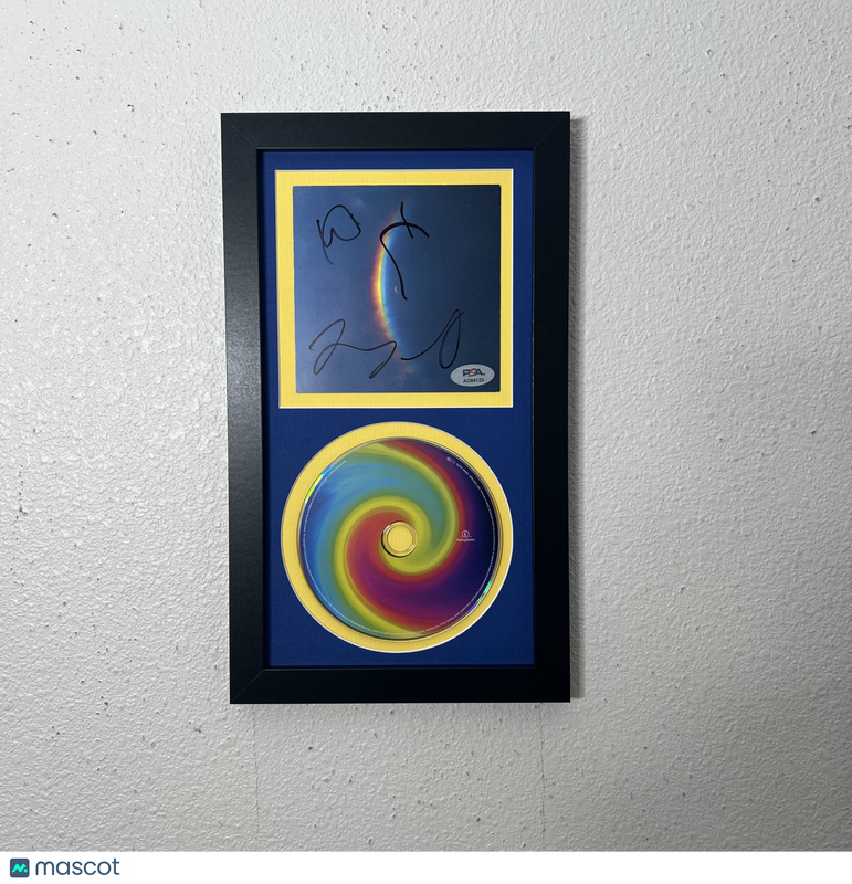 Coldplay Signed CD Cover Framed PSA/DNA Autographed Moon Music
