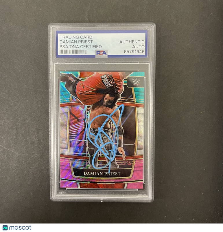 Damian Priest 2022 Panini Select WWE#75 Signed Card PSA Autographed