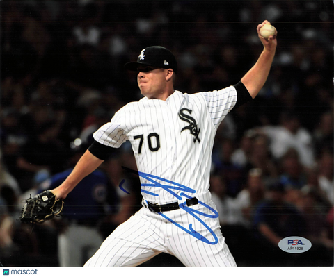 Aaron Bummer Chicago White Sox Signed 8x10 Photo PSA