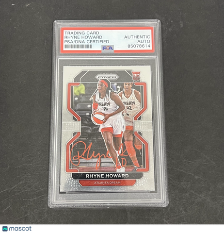 Rhyne Howard 2022 Panini WNBA Prizm Basketball#181 Signed Card PSA Autographed