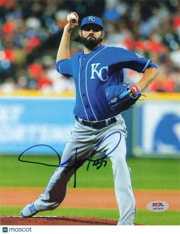 Jason Hammel Kansas City Royals Signed 8x10 Photo PSA