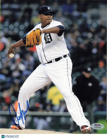 Alfredo Simon Detroit Tigers Signed Photo PSA