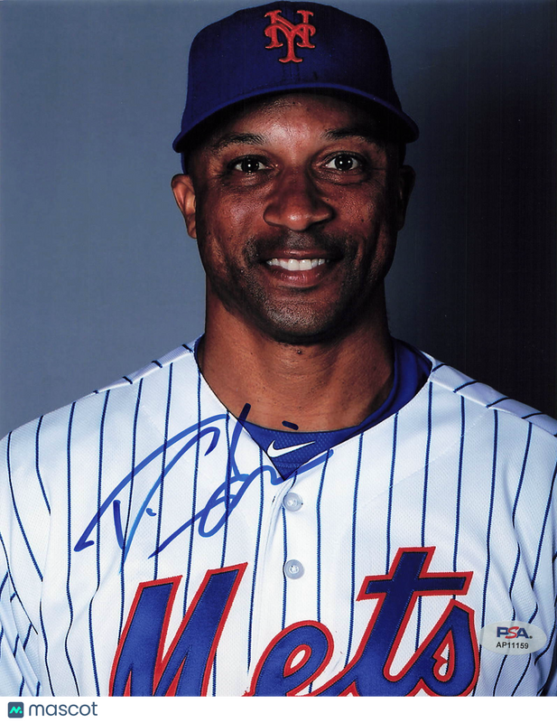 Tom Goodwin New York Mets Signed 8x10 Photo PSA