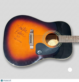 Justin Bieber Signed Guitar PSA Authentic Autographed Music