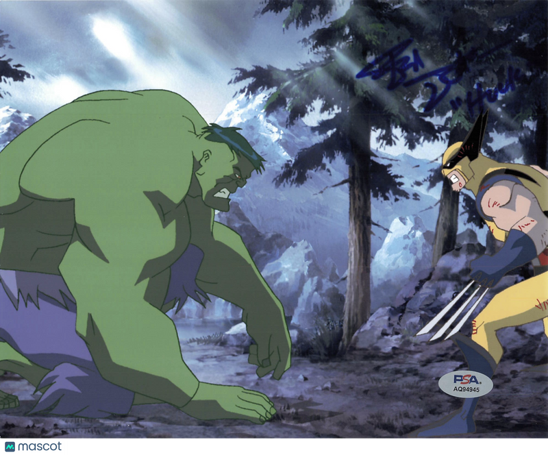 Fred Tatasciore signed 8x10 Photo Hulk PSA Autographed