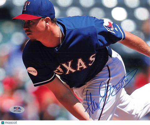 Chi Chi Gonzalez Texas Rangers Signed 8x10 Photo PSA