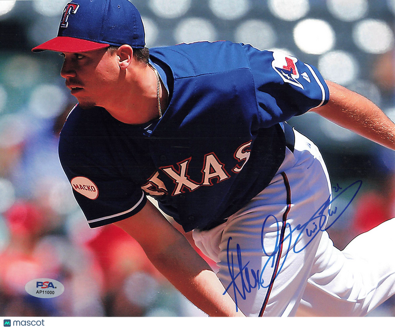 Chi Chi Gonzalez Texas Rangers Signed 8x10 Photo PSA